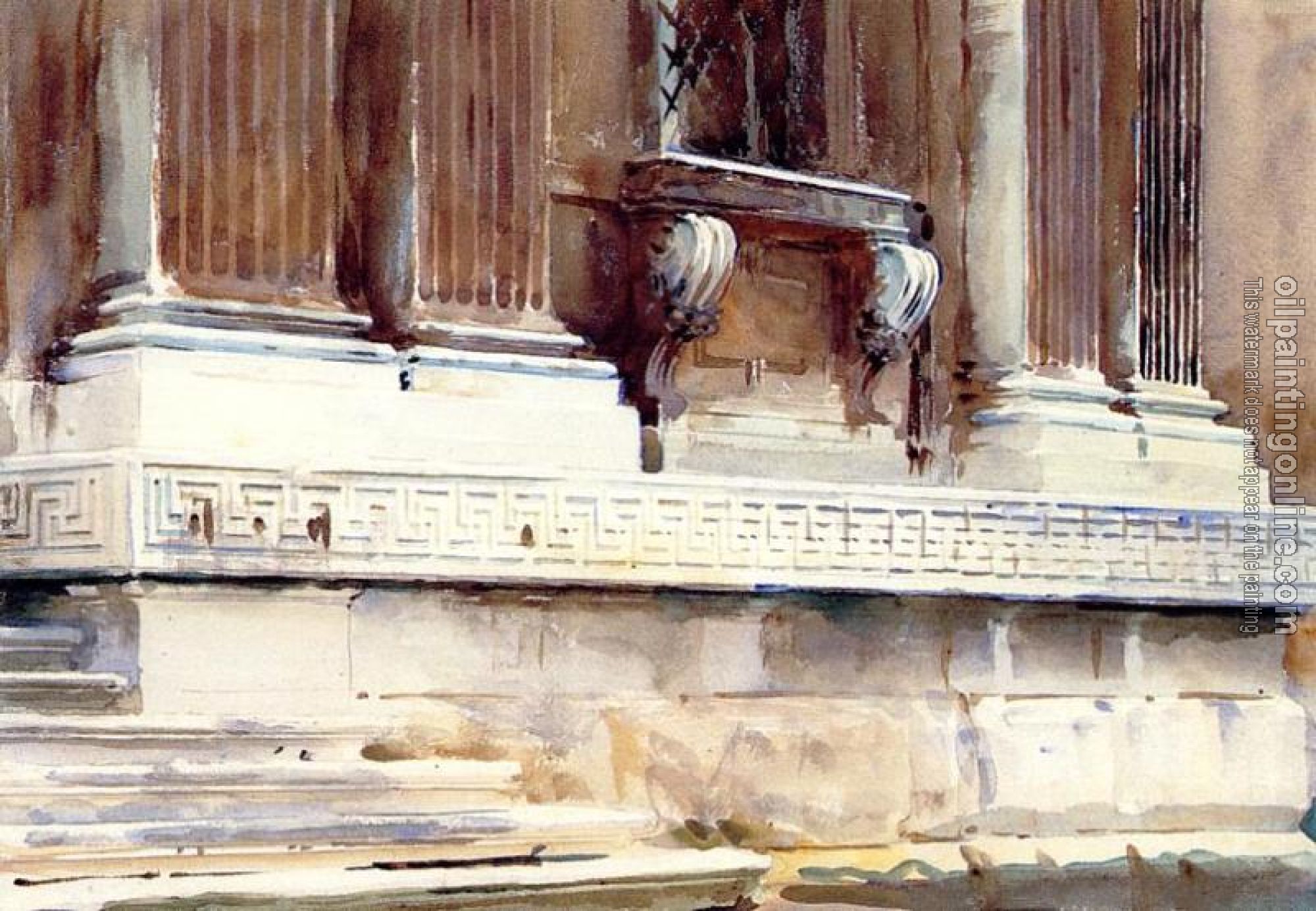 Sargent, John Singer - Base of a Palace